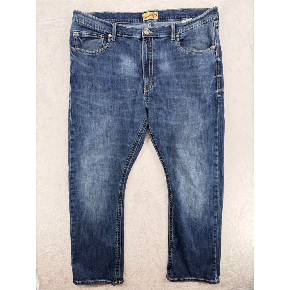Wrangler 20X Men’s Jeans Straight Leg Western Cowboy Rugged Medium Wash 40X32